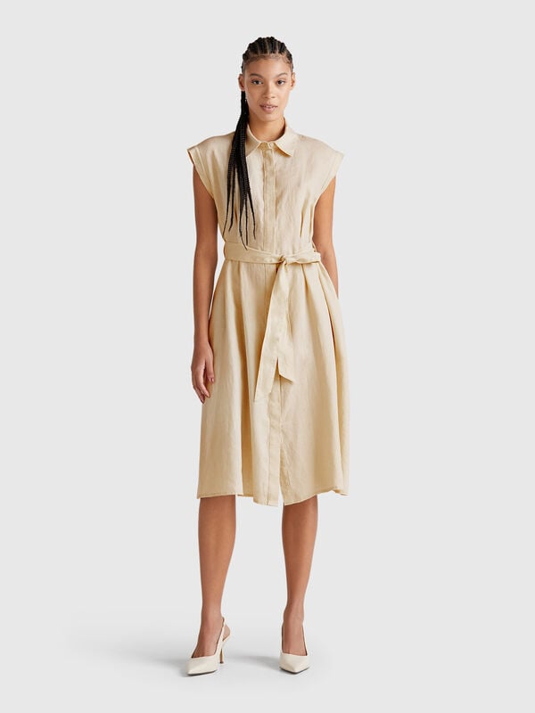 Chemisier in puro lino Donna