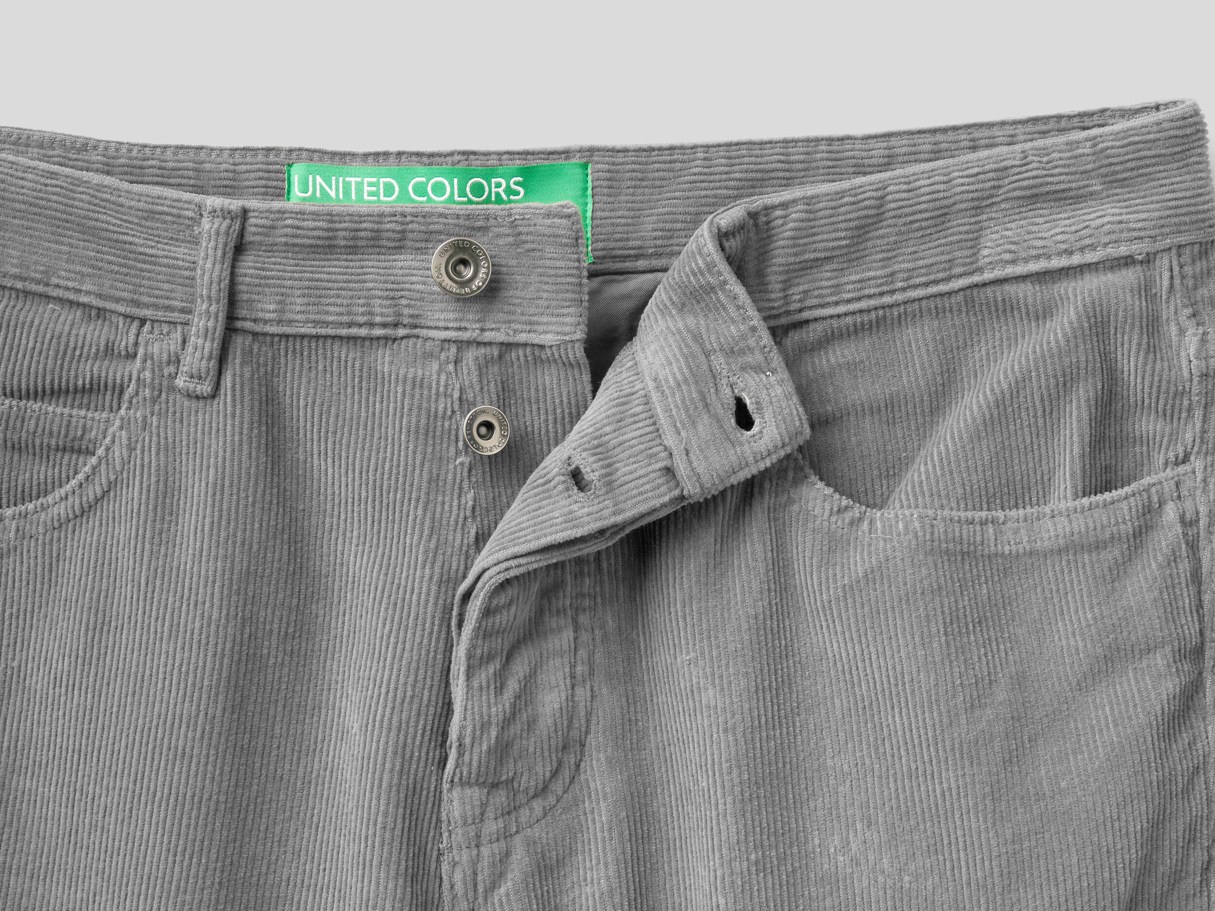 Pantaloni Cinque Tasche In Velluto United Colors of Benetton Uomo Abbigliamento Pantaloni e jeans Pantaloni Pantaloni in velluto 