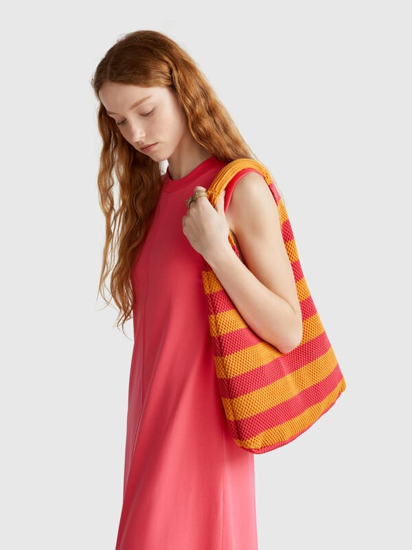 Borsa a spalla crochet Donna