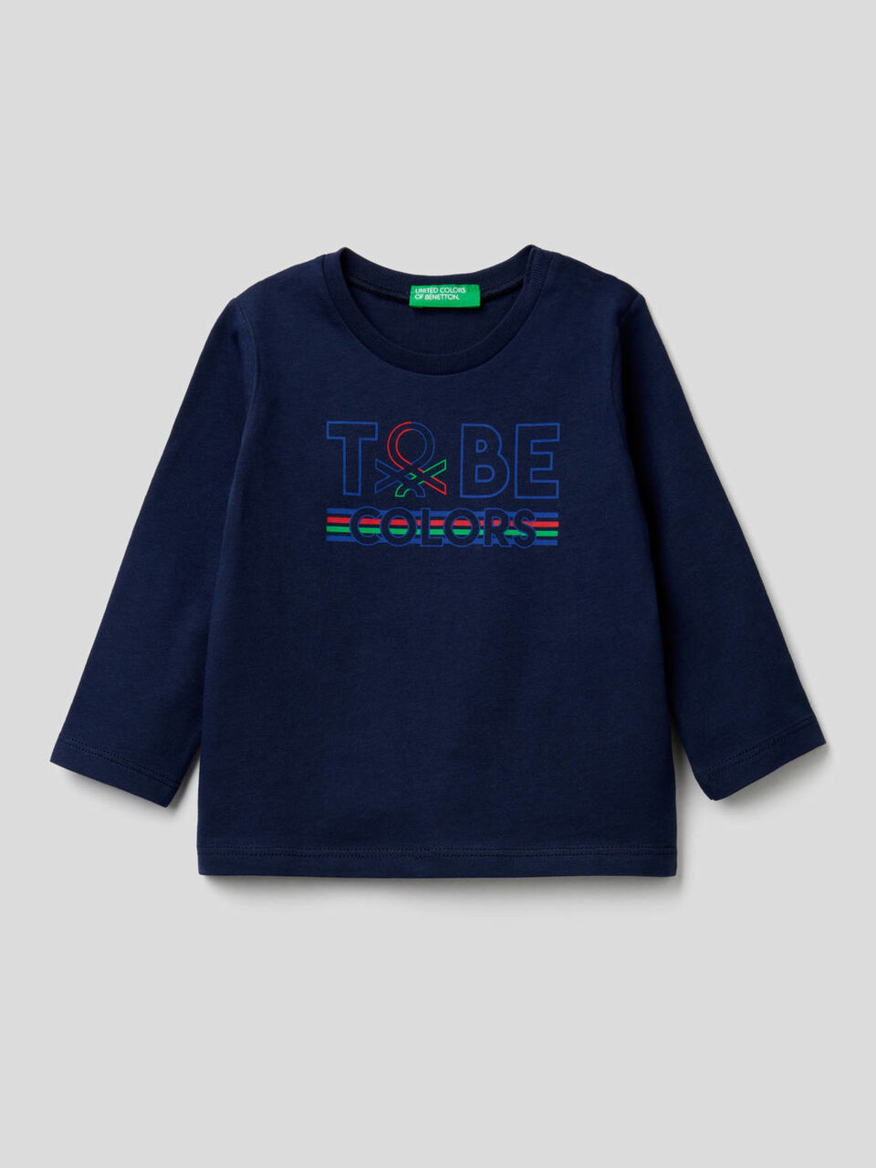 T-shirt manica lunga in cotone biologico image number 1