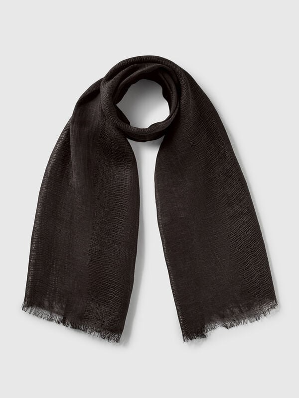 Sciarpa leggera in puro lino Donna