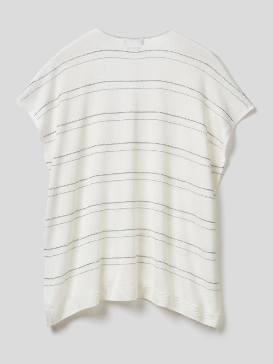 Maglia a manica corta in misto seta image number 2