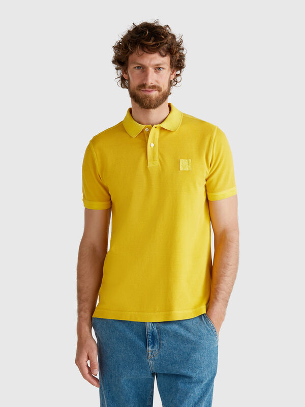 Polo gialla regular fit Uomo
