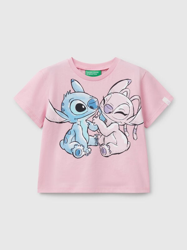 T-shirt Lilo & Stitch ©Disney in cotone Bambina