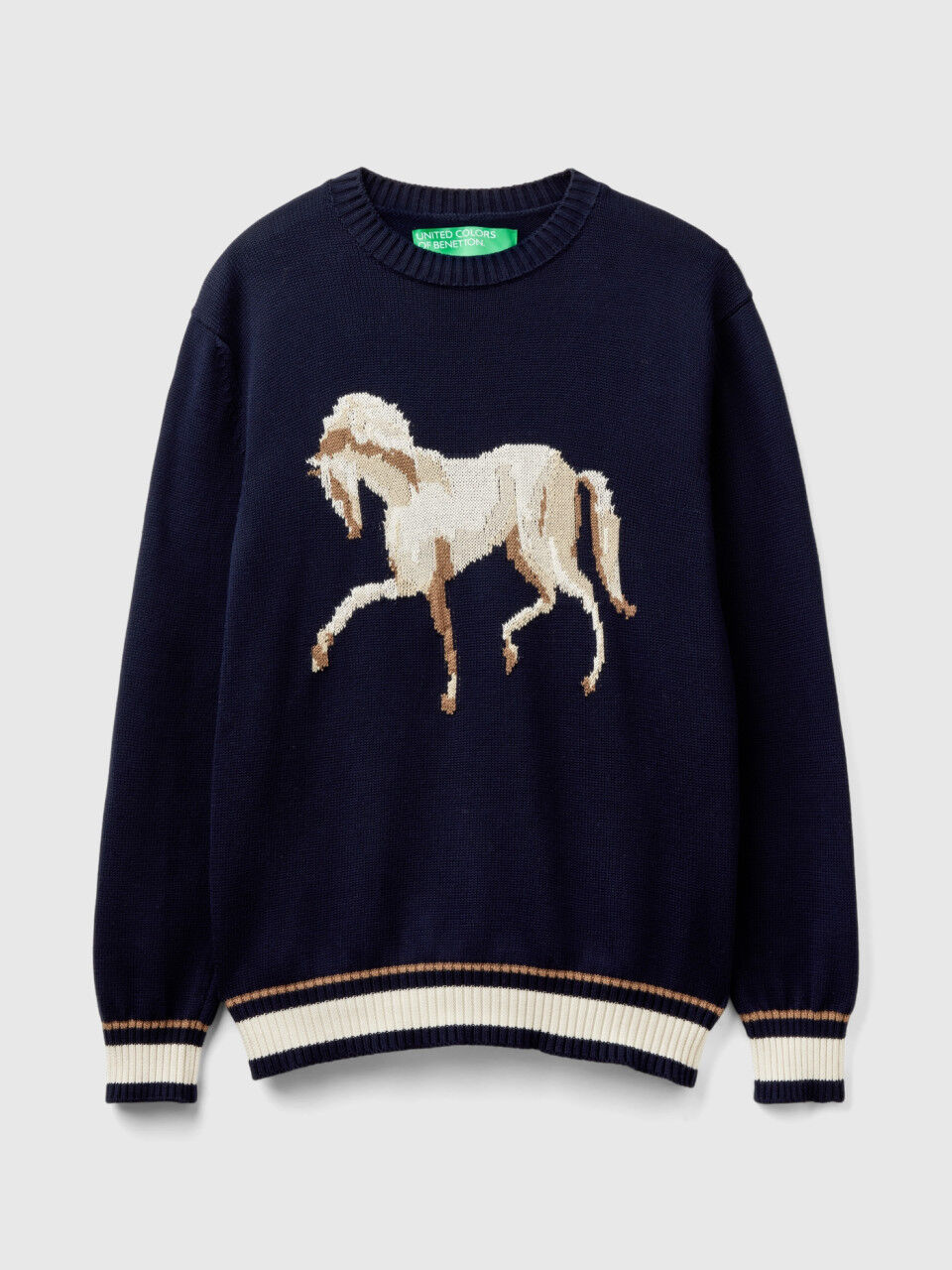 Benetton maglia sale cavallo