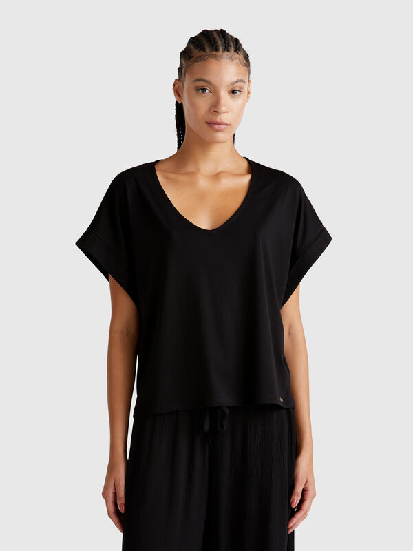 T-shirt boxy fit Donna