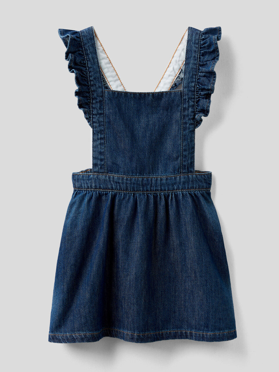 Salopette In Denim "eco-recycle" United Colors of Benetton Bambina Sport & Swimwear Abbigliamento sportivo Tute sportive 