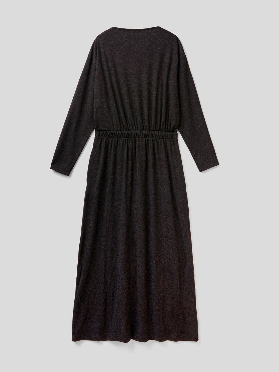 Vestito lungo fluido con coulisse image number 2