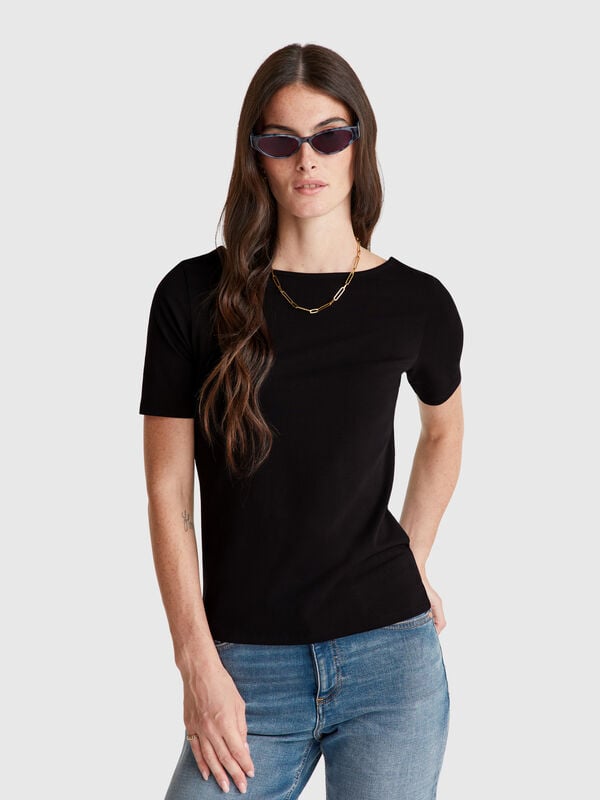 T-shirt slim fit reversibile Donna