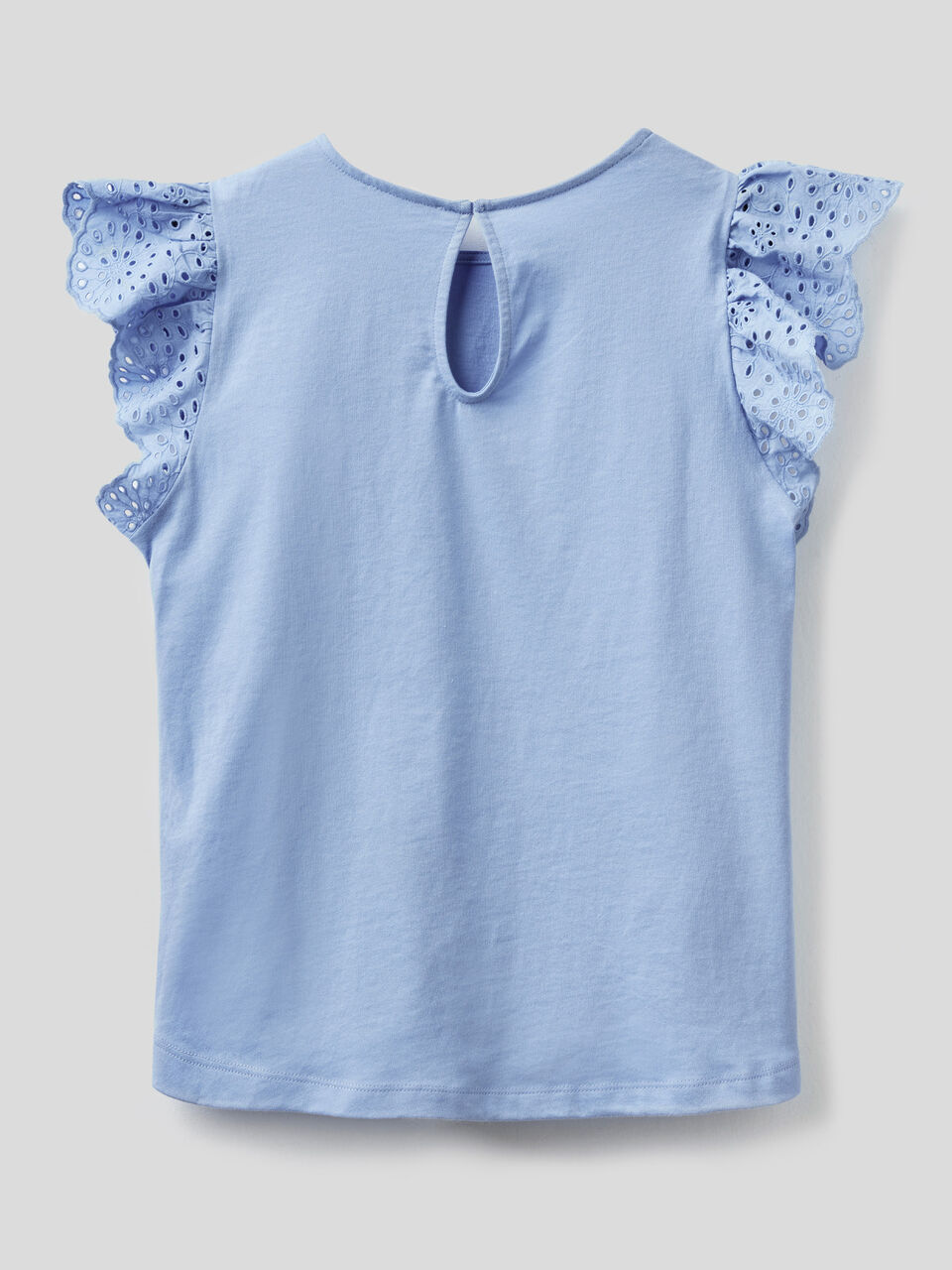 T-shirt con manica in sangallo image number 2