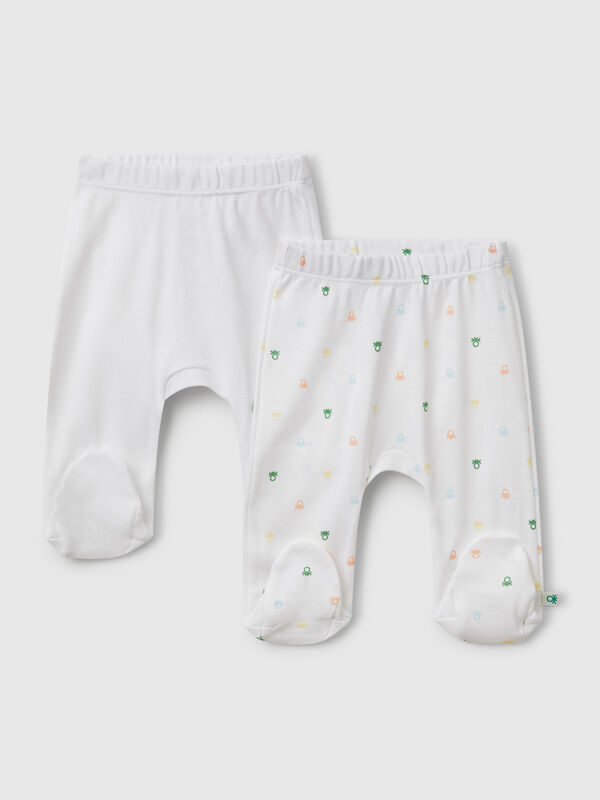 Due pantaloni in cotone  Baby