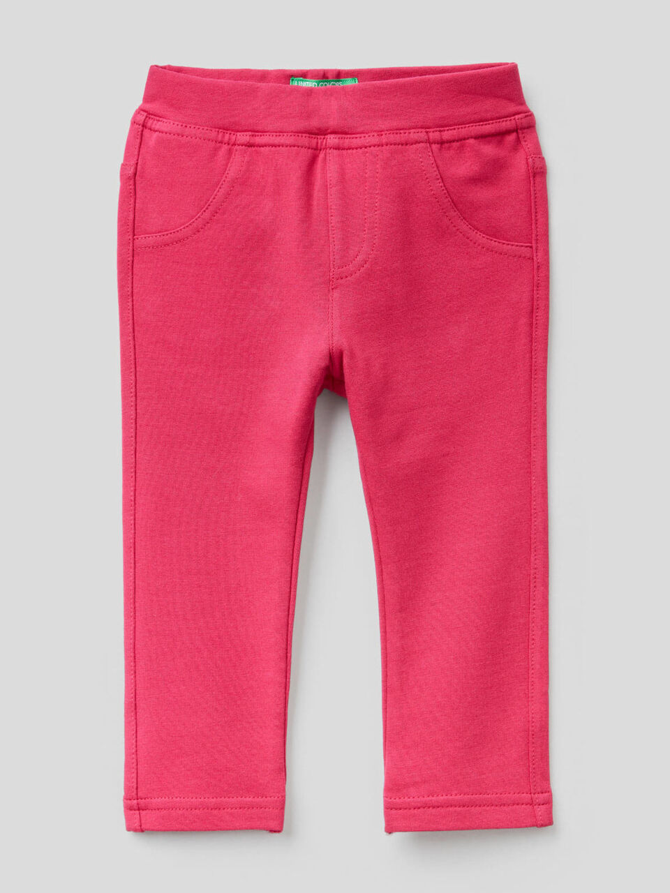 Jeggings in felpa stretch image number 1