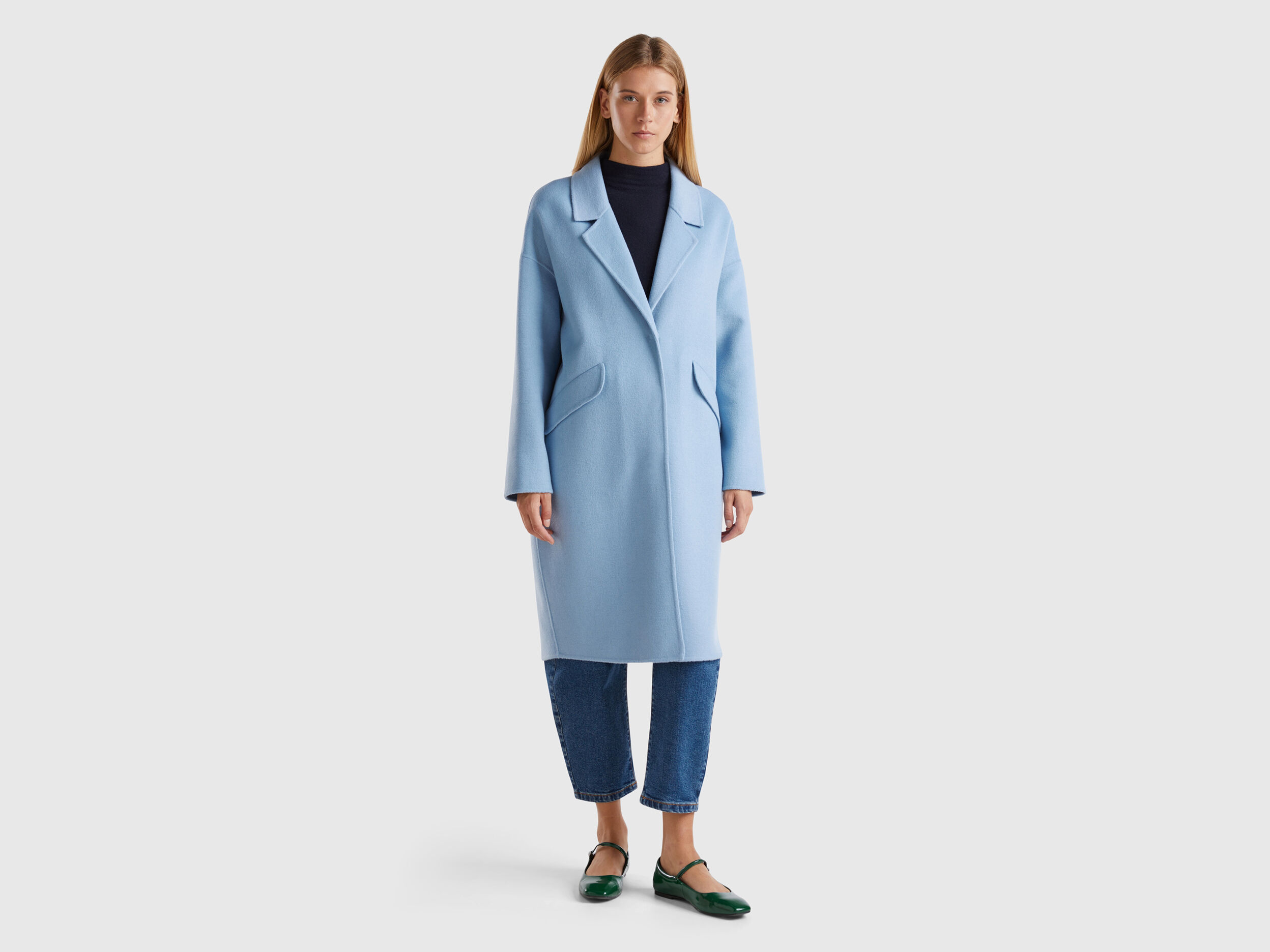 Benetton cappotti donna shop