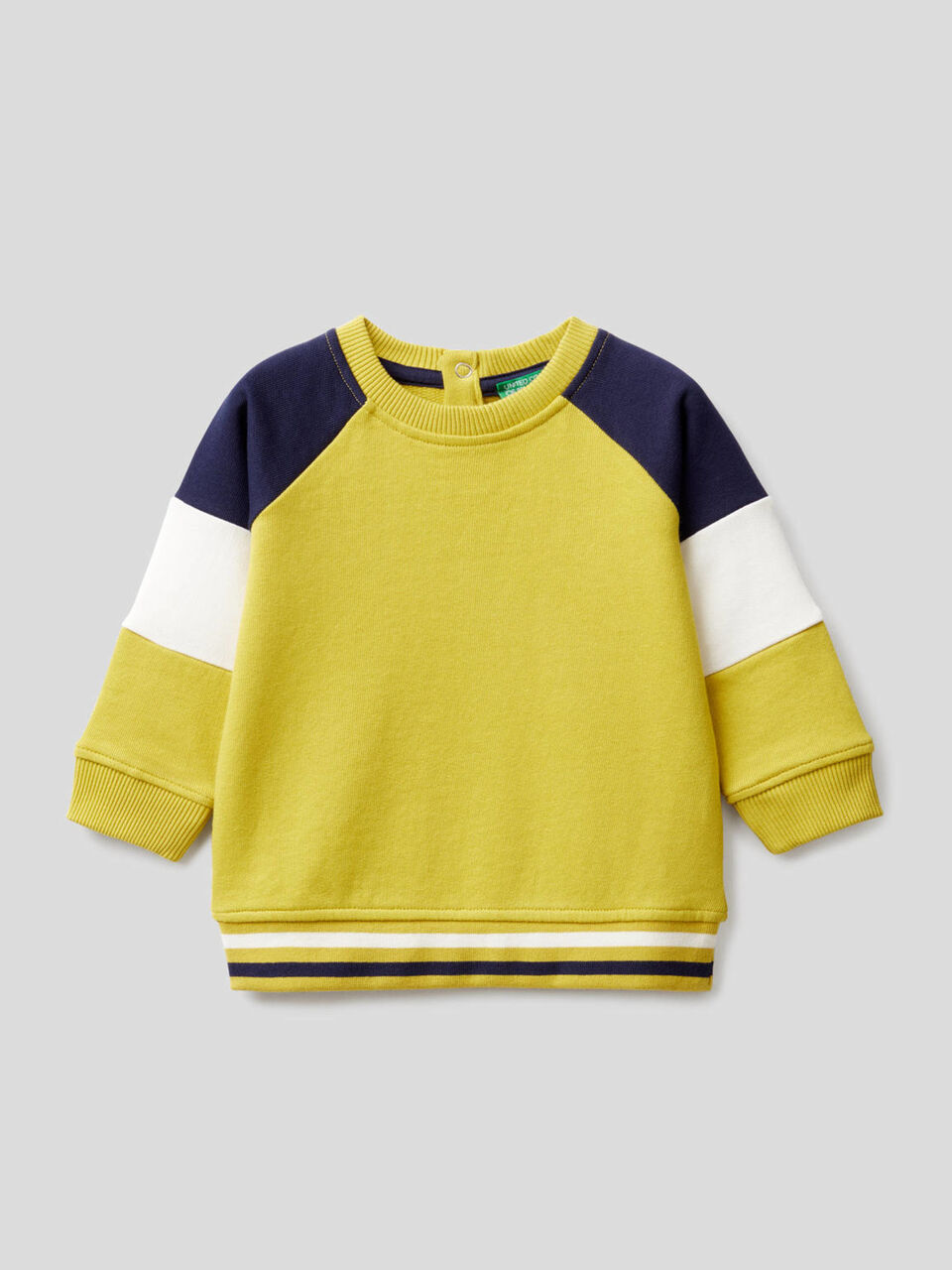 Felpa con manica color block image number 1