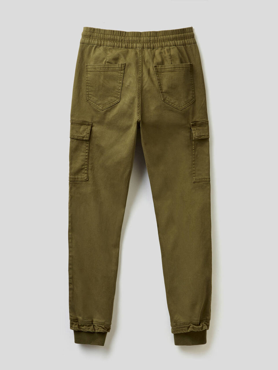 Cargo slim fit in cotone stretch image number 2