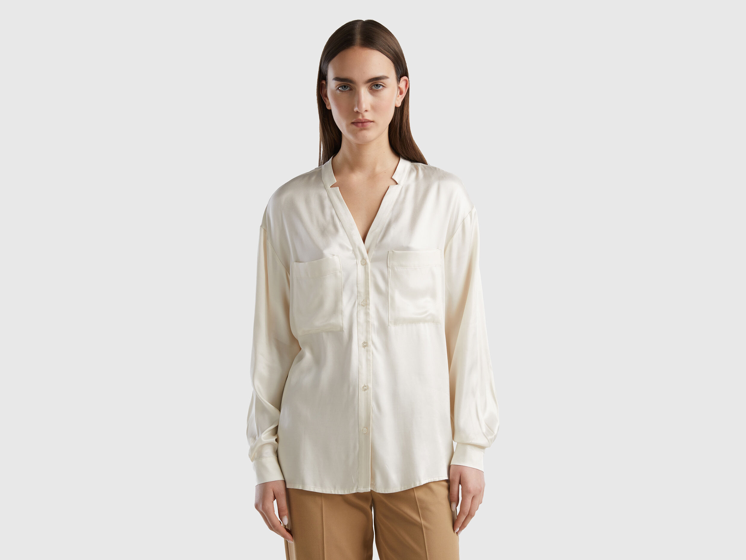 Camicia bianca cheap bambina benetton