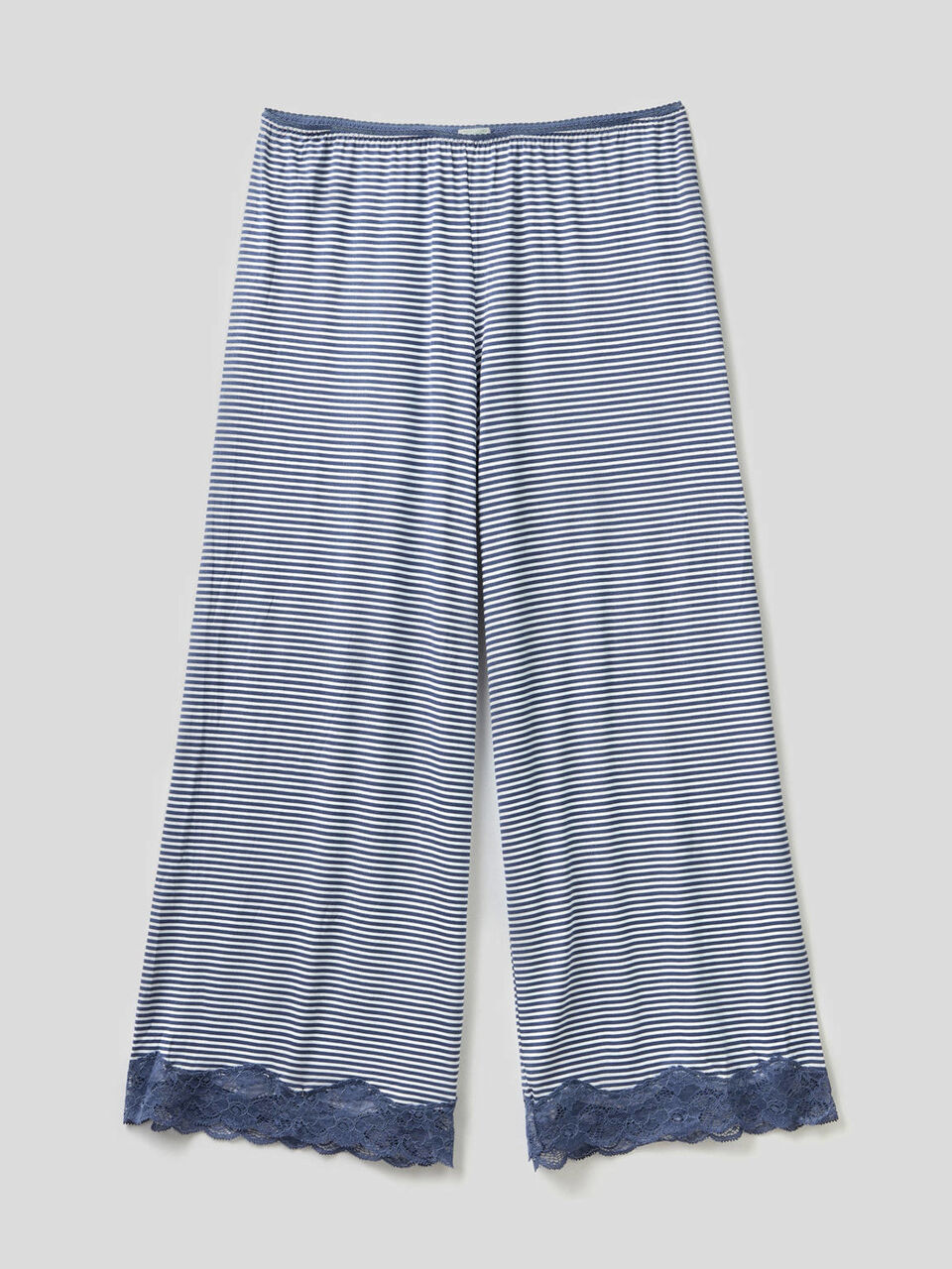 Pantaloni con inserto in pizzo image number 1