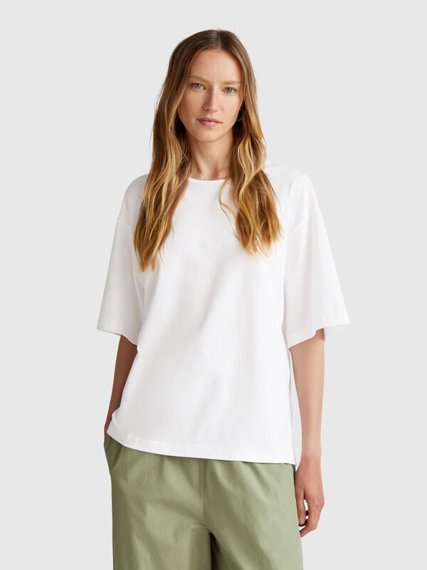 T-shirt con incrocio sul retro Donna