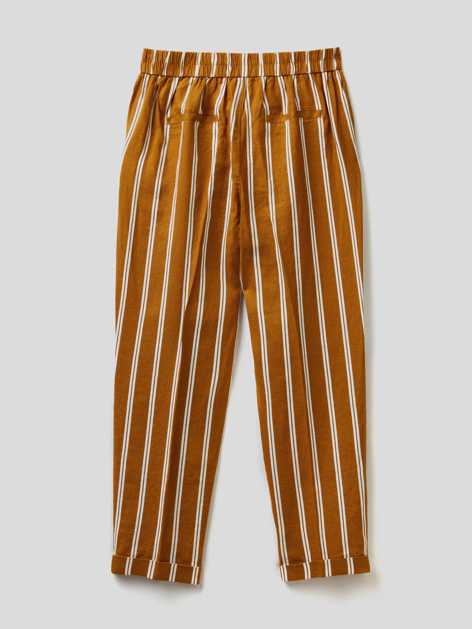 Pantaloni 100% lino stampa fantasia image number 2