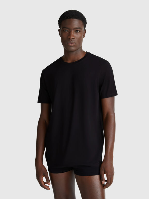 T-shirt in cotone a fibra lunga Uomo