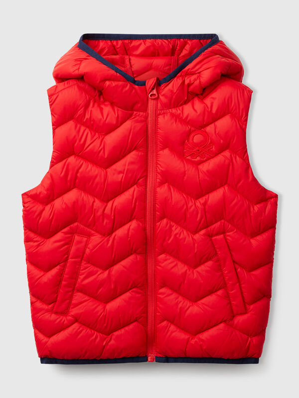 	Gilet imbottito con cappuccio Bambino