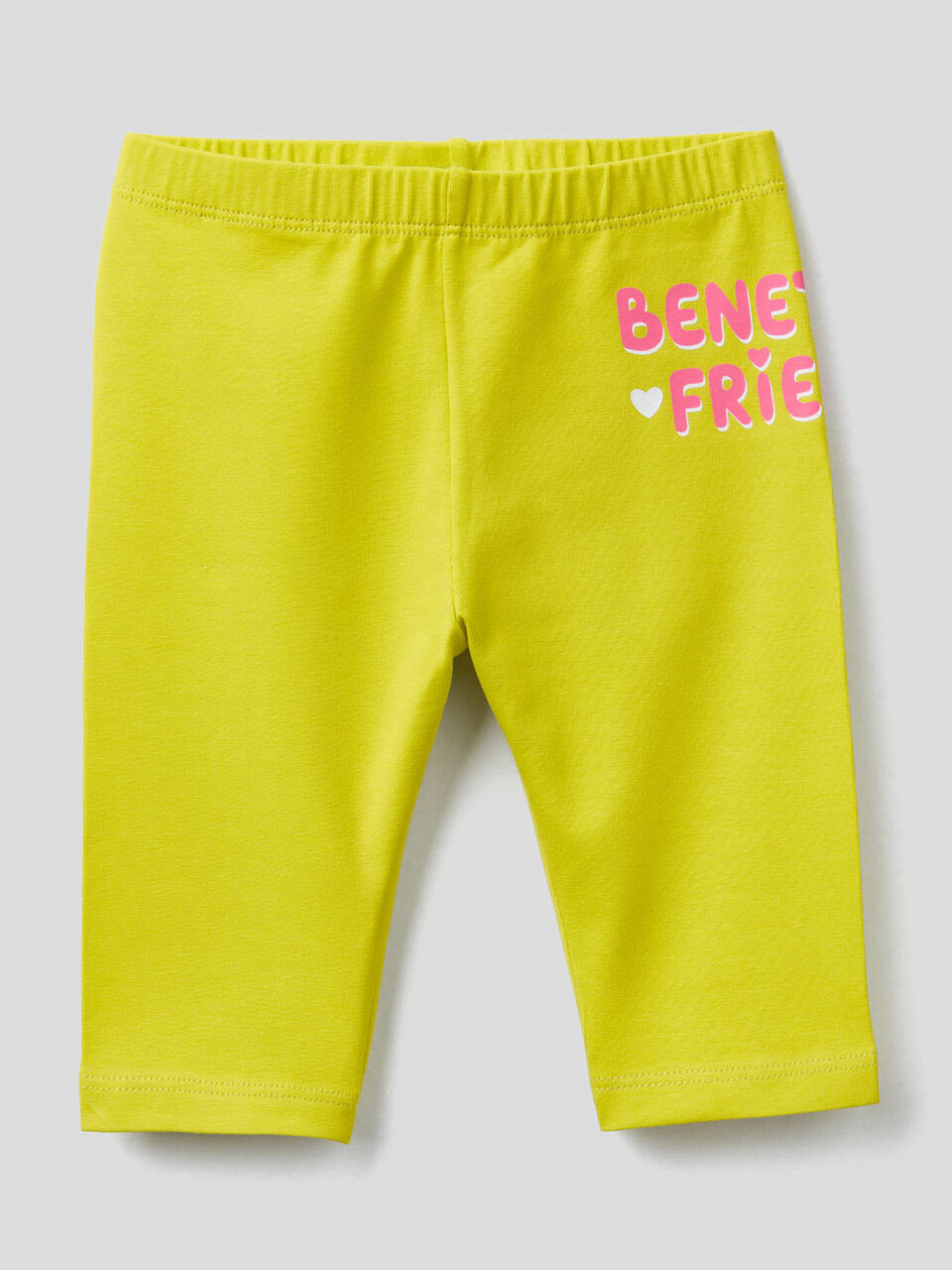 Leggings con stampa in cotone stretch image number 1