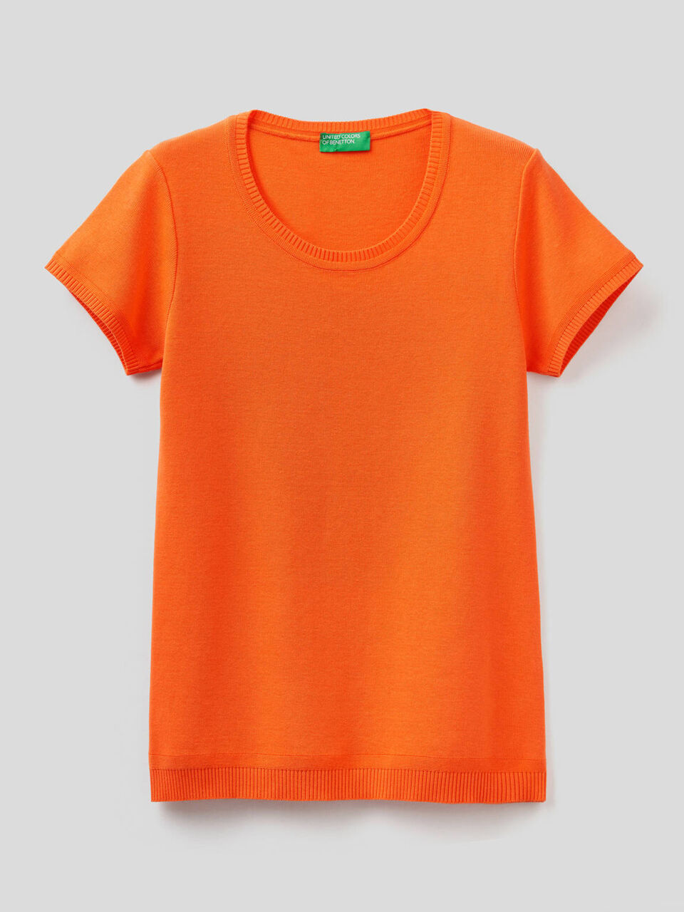 Maglia a manica corta in 100% cotone image number 1