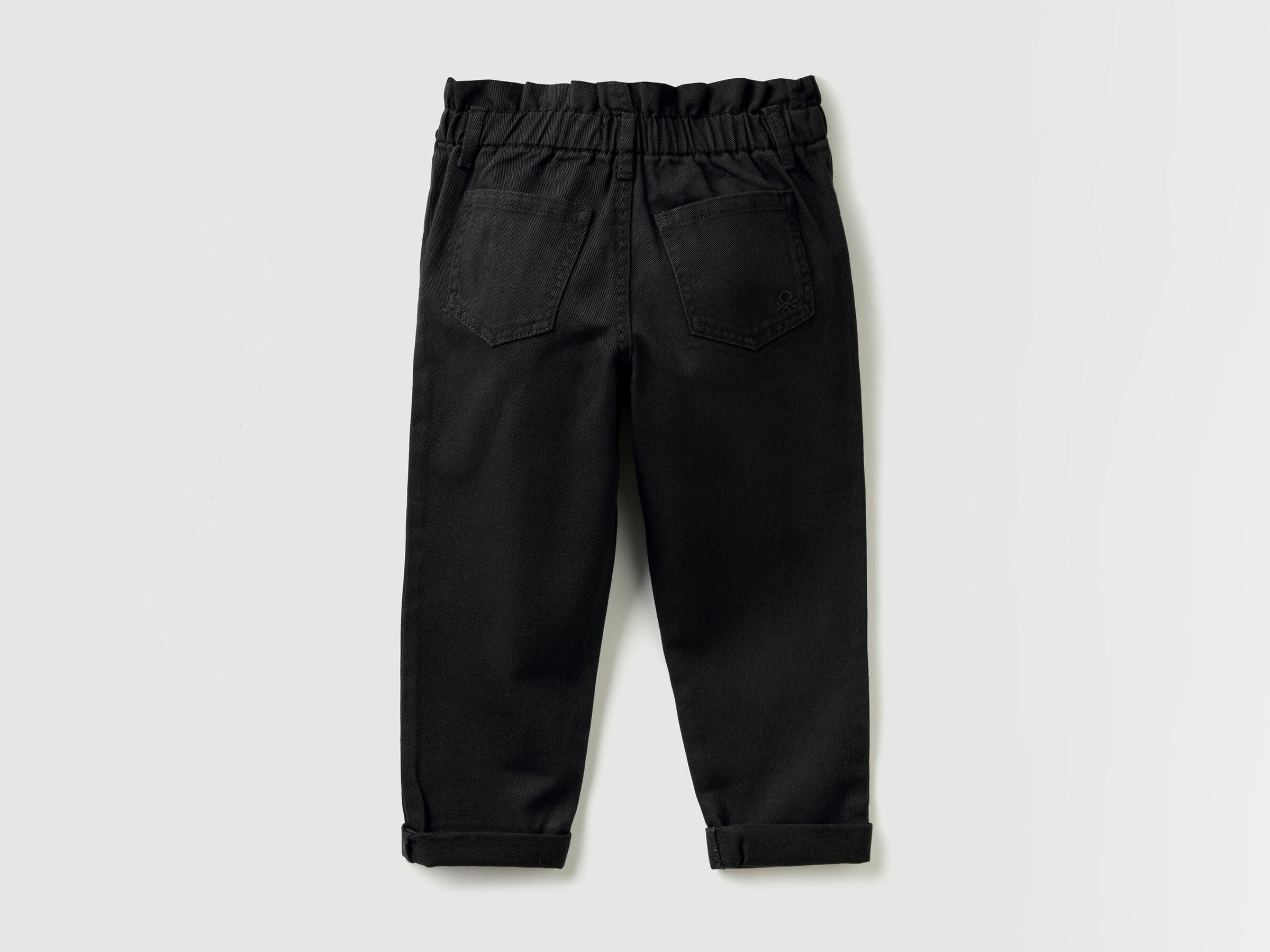 Pantaloni paperbag in twill image number null
