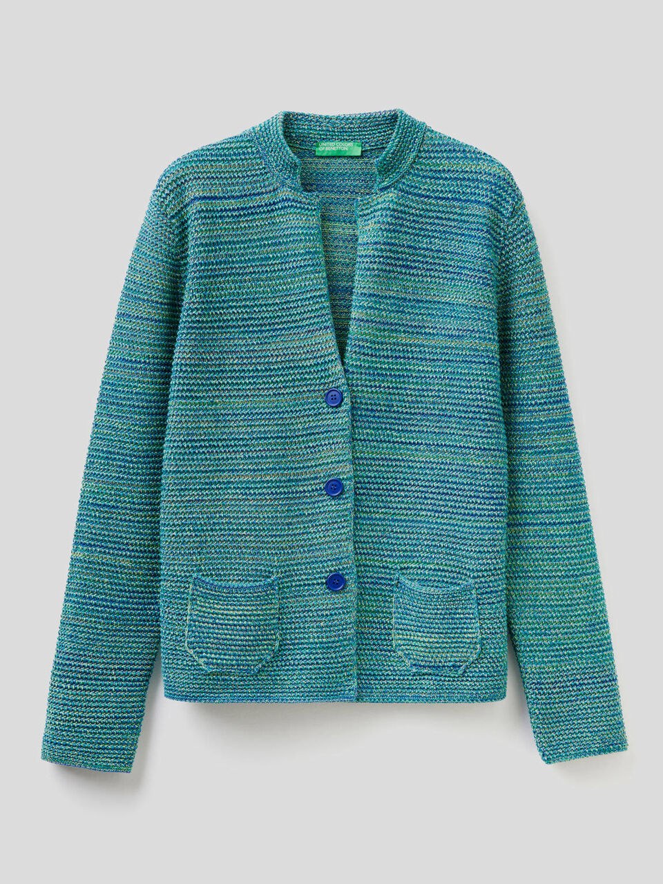 Giacca in maglia 100% cotone image number 1