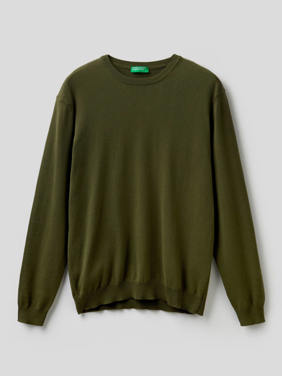 Maglia girocollo 100% cotone image number 1