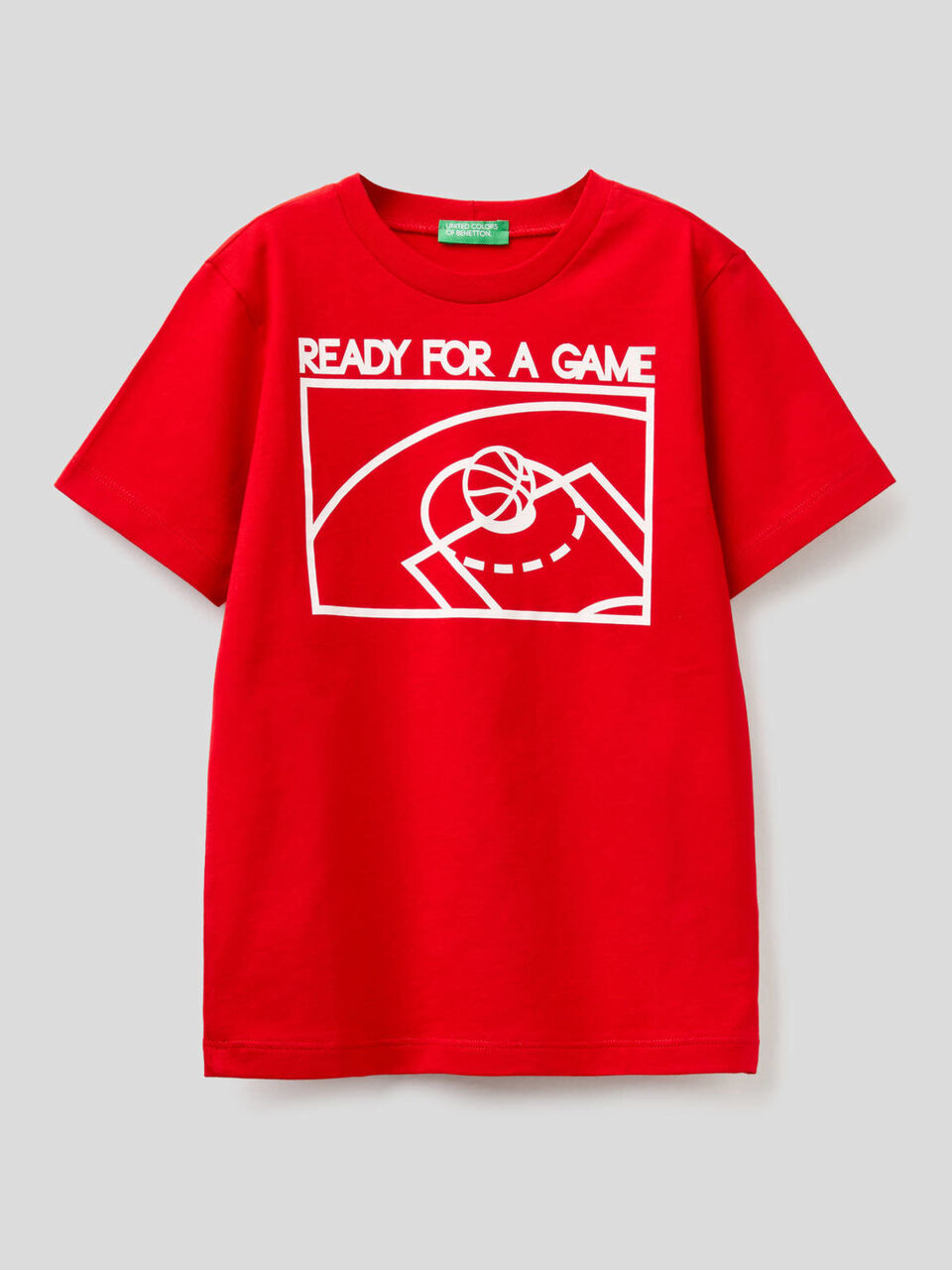 T-shirt in puro cotone con stampa image number 1