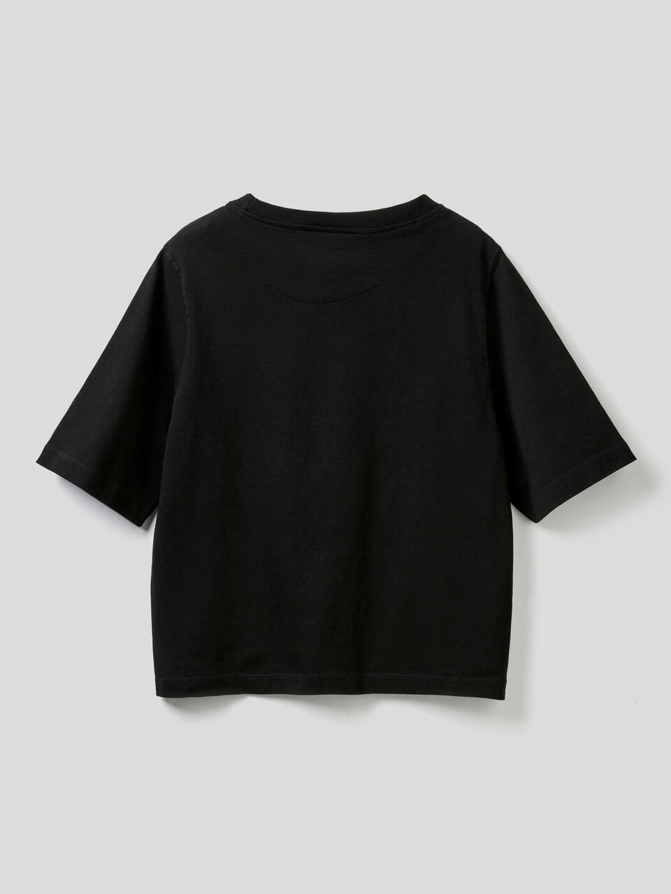 T-shirt boxy fit 100% cotone image number 2