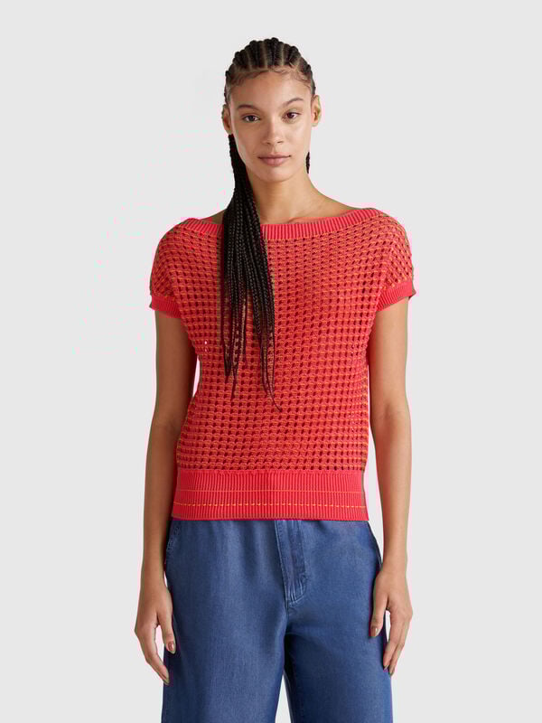 Maglia crochet Donna