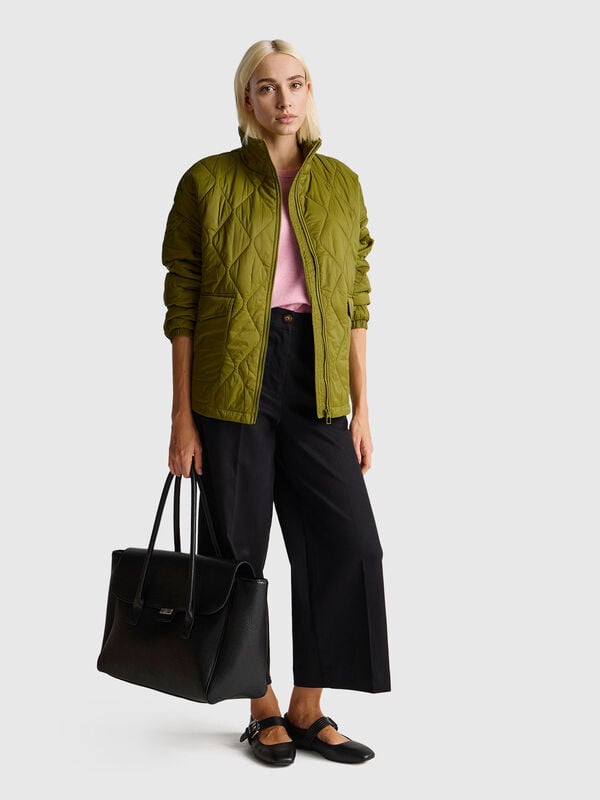 Giubbino trapuntato in nylon Donna