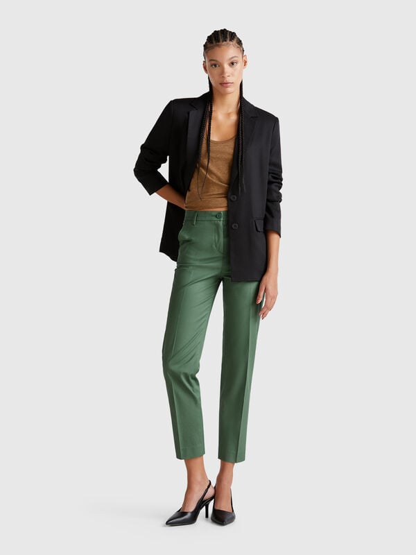 Chino in cotone stretch Donna