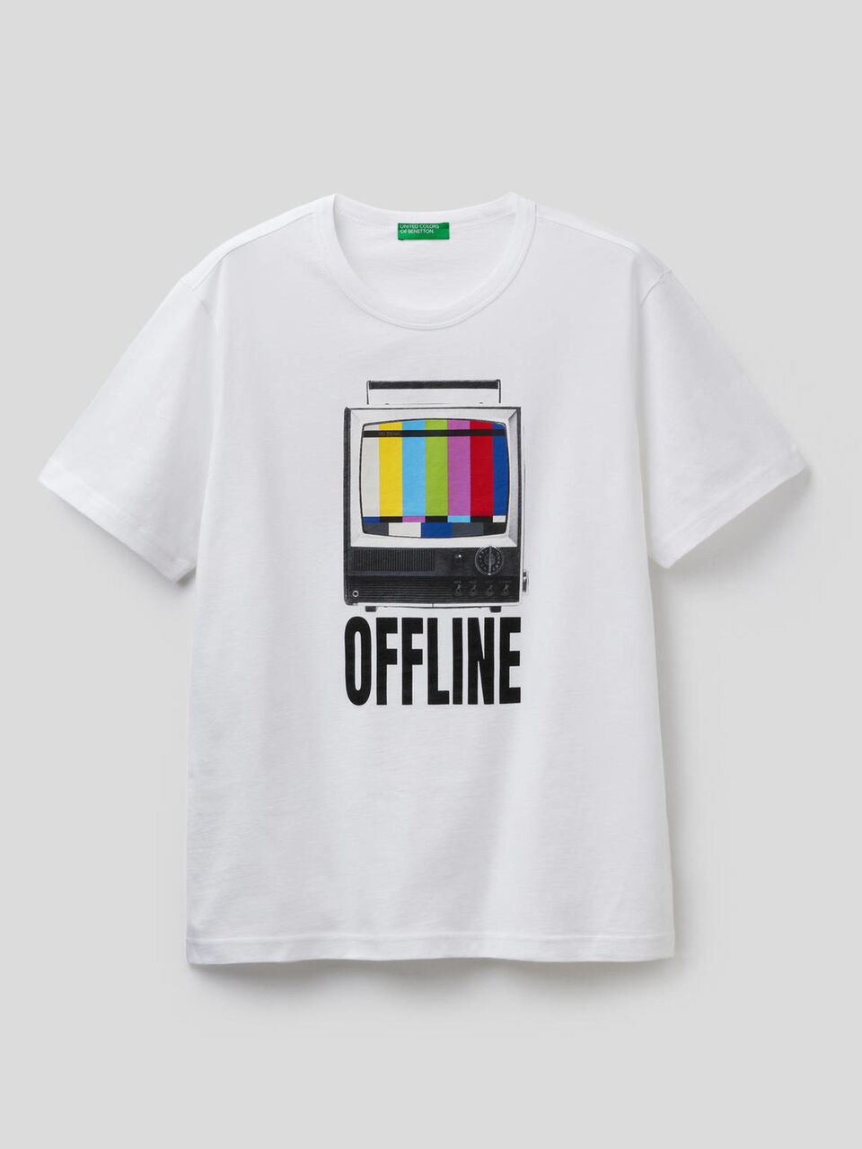 T-shirt in 100% cotone con stampa image number 1