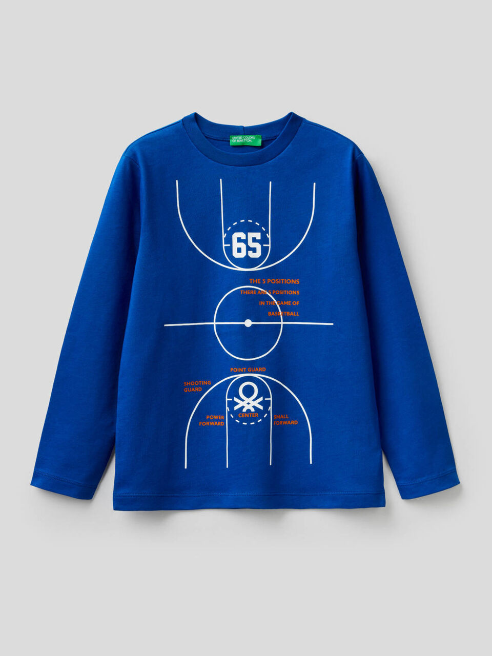 T-shirt manica lunga in cotone biologico image number 1