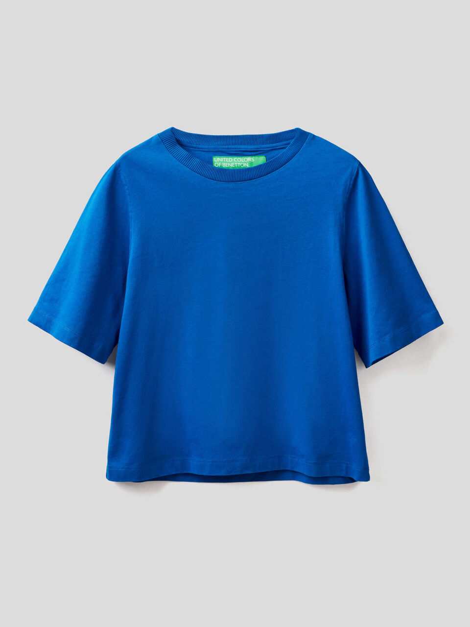 T-shirt boxy fit 100% cotone image number 1