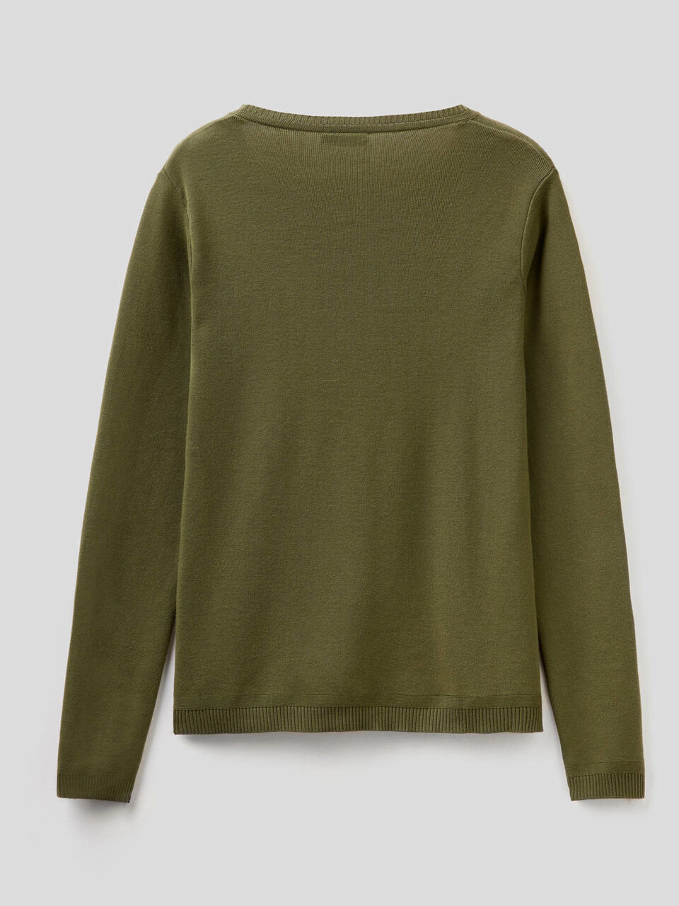 Maglia girocollo in puro cotone image number 2