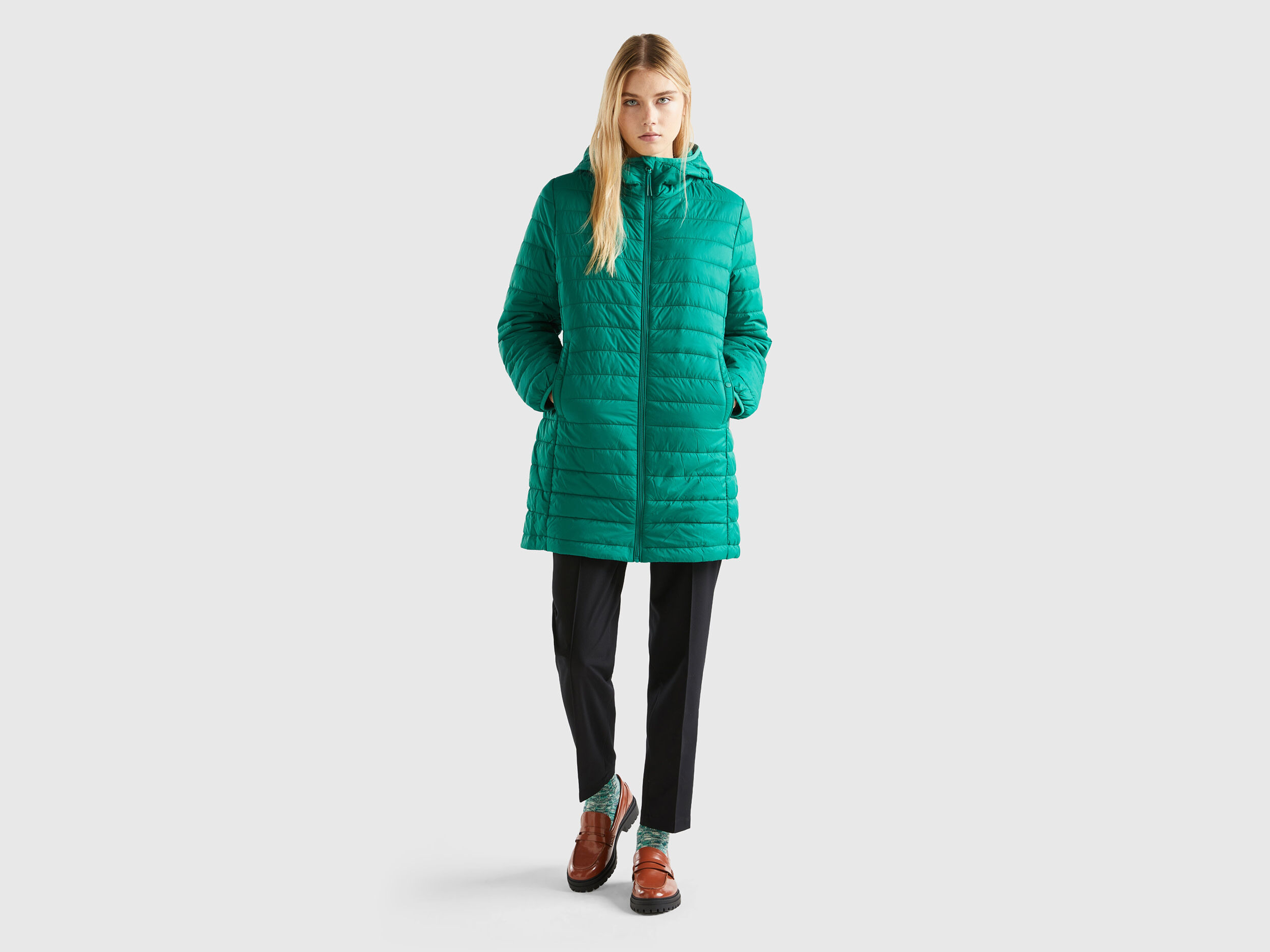 Piumino 100 grammi hot sale donna benetton