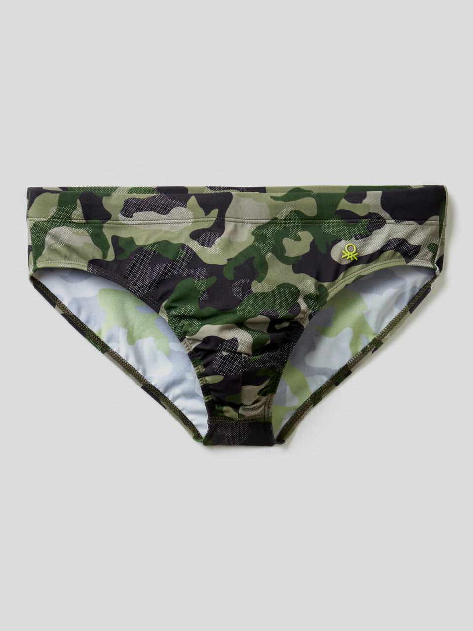 Slip mare stampa camouflage image number 1