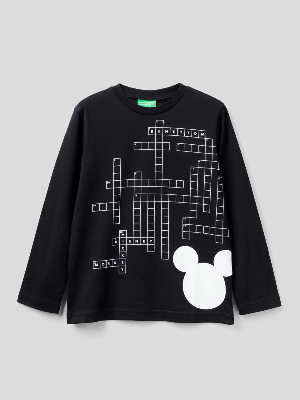 T-shirt manica lunga con stampa Topolino image number 1