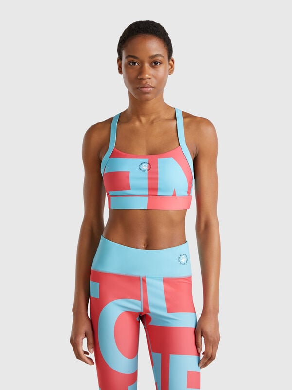 Top bra sportivo con imbottitura Donna
