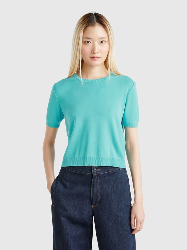 Maglia manica corta 100% cotone Donna