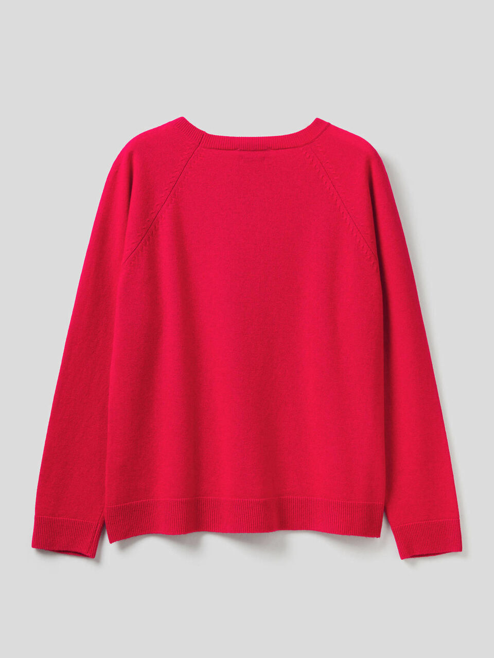 Maglia girocollo in misto lana e cashmere image number 2