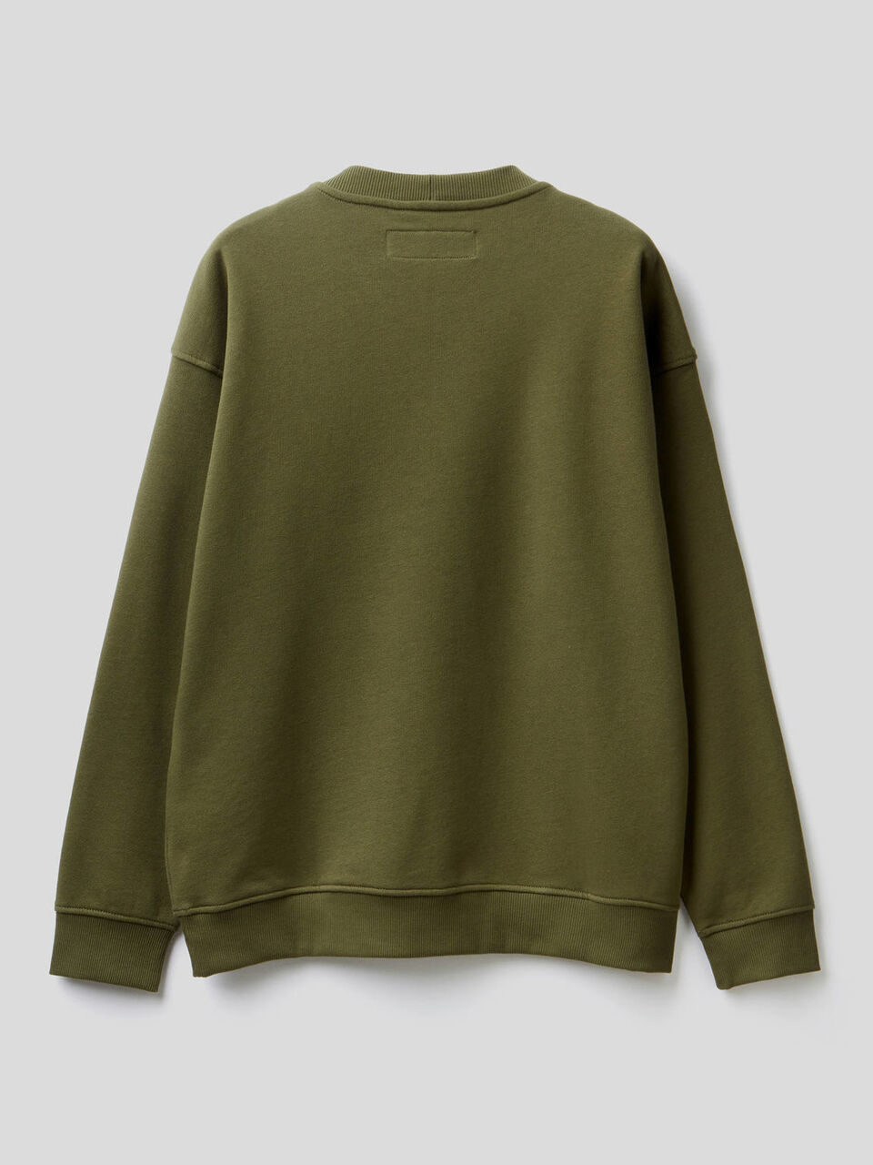 Felpa 100% cotone con logo applicato image number 2