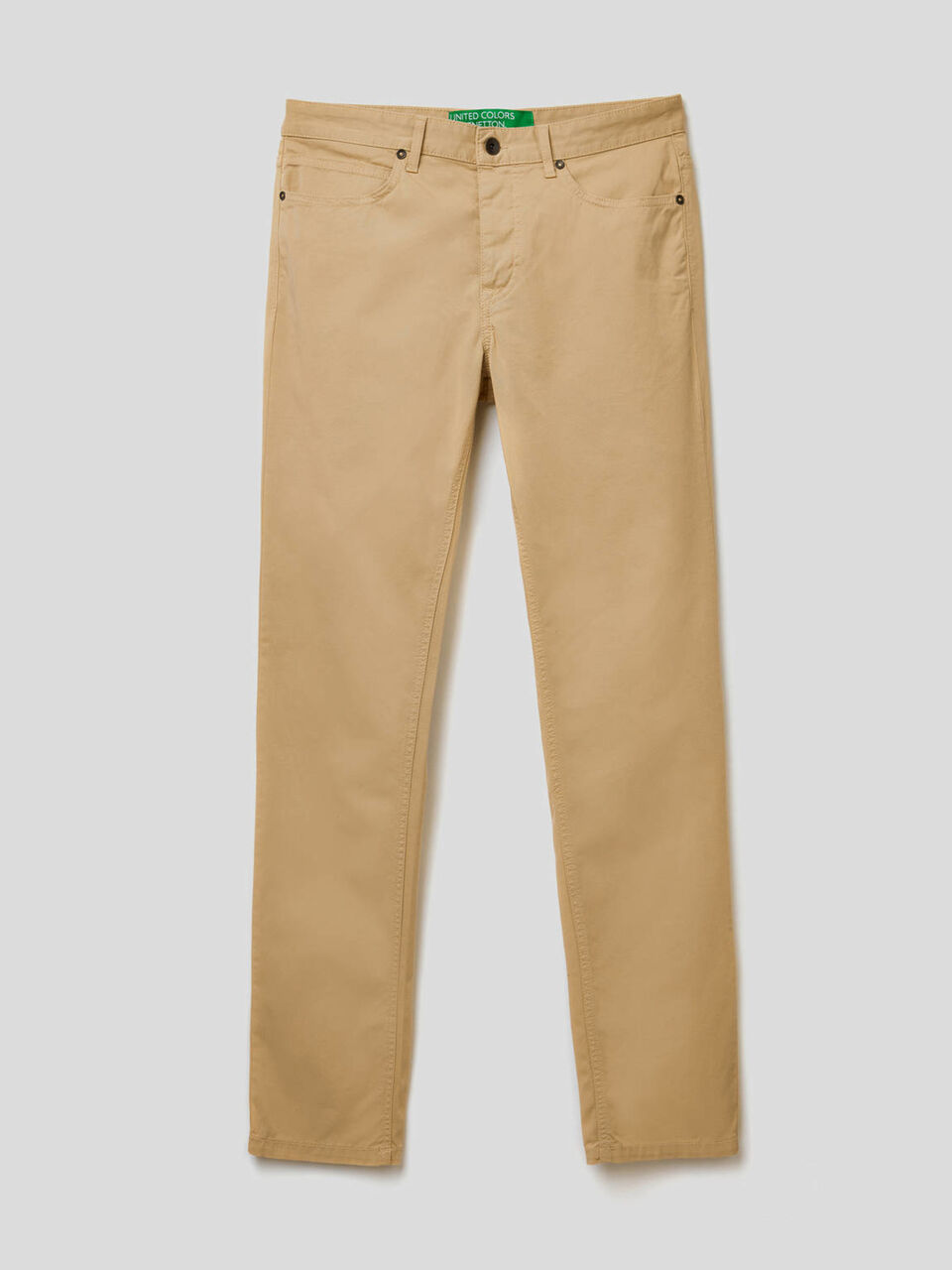 Pantaloni slim fit a cinque tasche image number 1