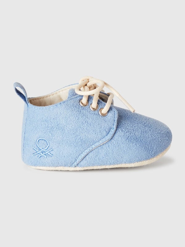 Scarpine effetto scamosciato Baby
