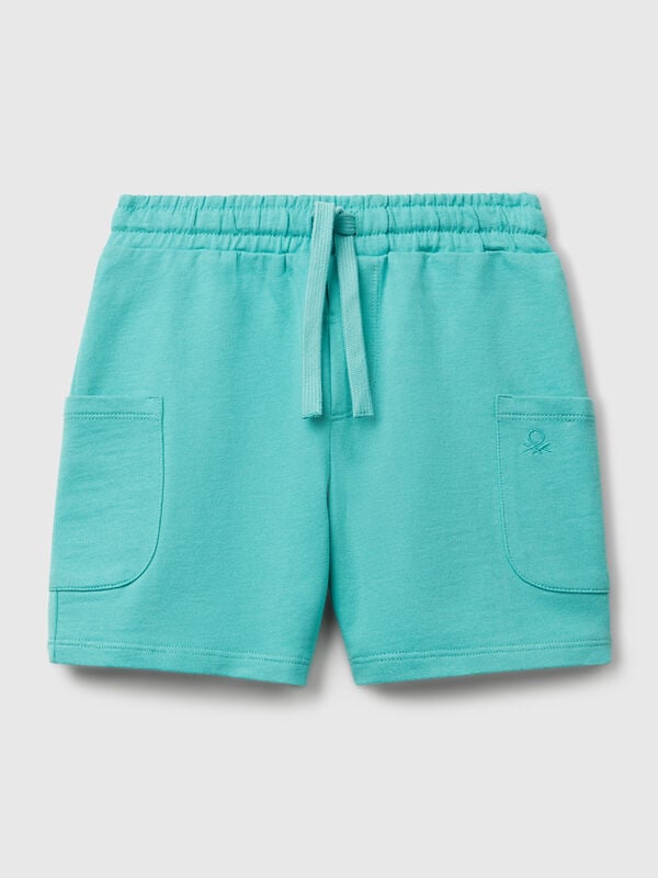 Shorts cargo in cotone Bambino