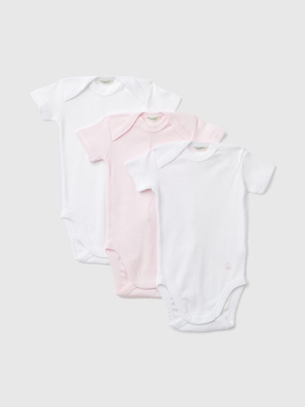 Set body tinta unita in cotone  Baby